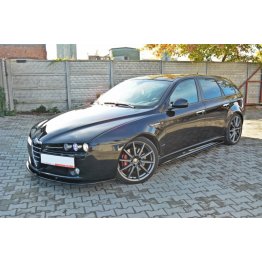 Накладки сплиттеры на пороги на Alfa Romeo 159